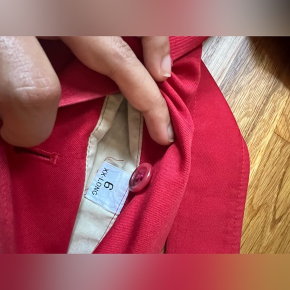 Classic Burberry check plaid coat USA 6 long - Picture 5 of 16